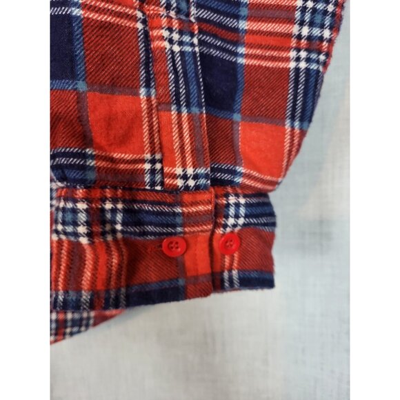 Ryan Keith plaid flannel Shacket Men's L Quilted lined shirt jacket Work Western - Picture 2 of 7